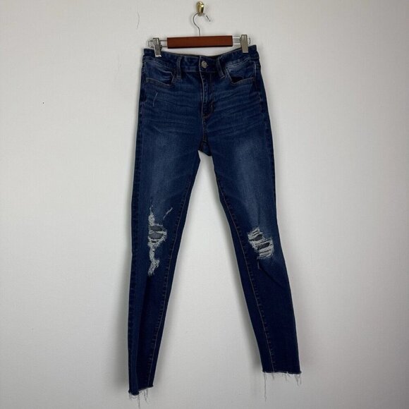 American Eagle Outfitters Jeans size 4 Long Next Level Stretch High Rise Jegging - Picture 1 of 4